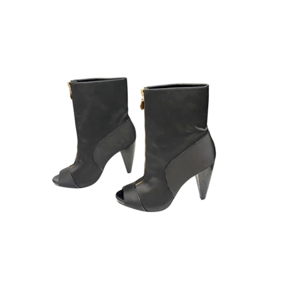 Unworn Miss Sixty Black Fabric Ankle Boots // Size 8 - Picture 6 of 7